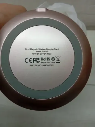 Estación Carga Inalámbrica 3 en 1
