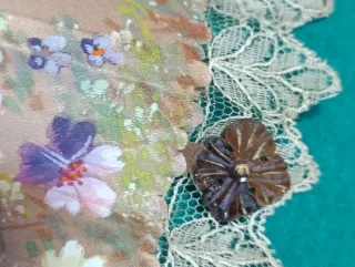 Lott di ventagli vintage dipinti a mano