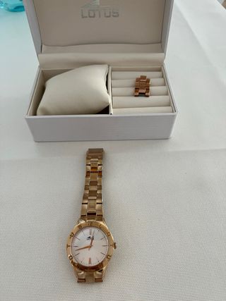 Reloj Lotus Mujer Oro Rosado