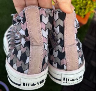 Converse All Star multicolor y rosa