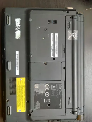 Sony VAIO VGN-TT4 Portátil Negro/Plata