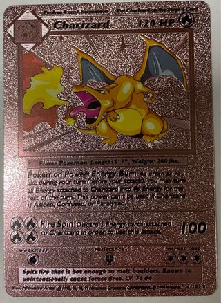 Carta Pokémon Charizard 1a Edición