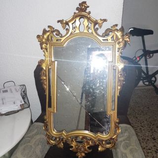 Marco madera maciza dorado Recogida Córdoba