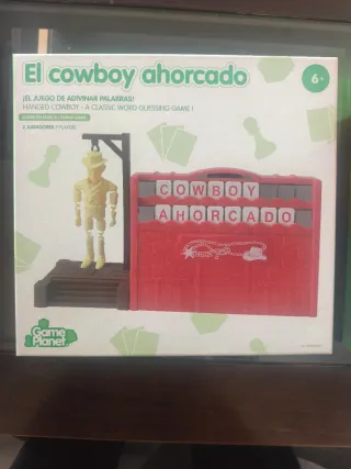 Juego de mesa El cowboy ahorcado
