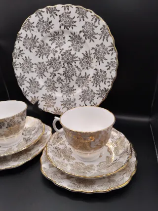 🇬🇧 Juego de merienda porcelana inglesa Colclough