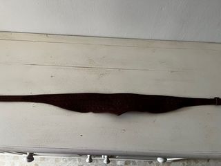 Cinturón de cuero rociero artesanal