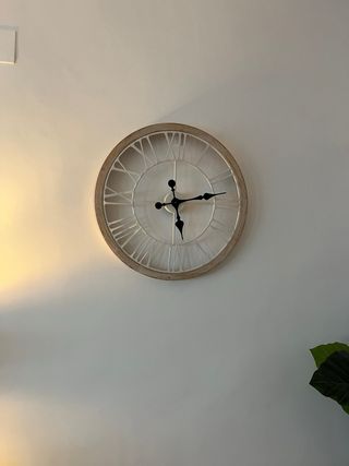 Reloj Decorativo Banak Madera y Metal