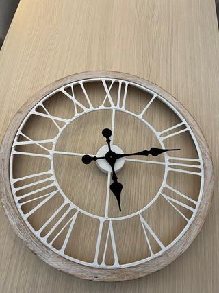 Reloj Decorativo Banak Madera y Metal