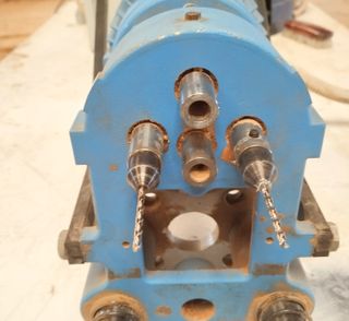 Taladro cazoletas bisagras HETTICH Blue MAX Mini