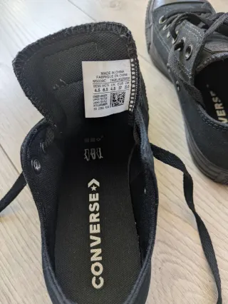 Talla 37 - Converse All Star Negras