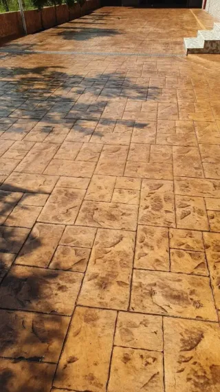Hormigón impreso decorativo