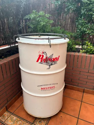 Bidón metálico Petroni terraza