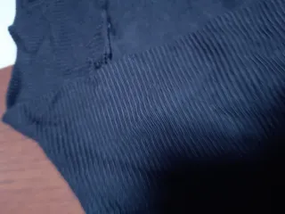 Chaqueta azul abierta