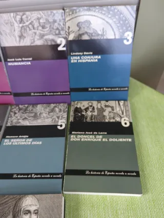 Lote 7 libros la historia de españa novela ABC.