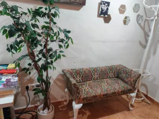 Banqueta sofá estilo Luis XV