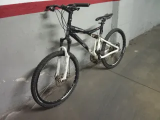 Bicicleta Montaña Decathlon Blanca