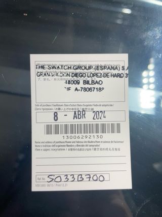 Reloj Omega x Swatch Snoopy Moonphase