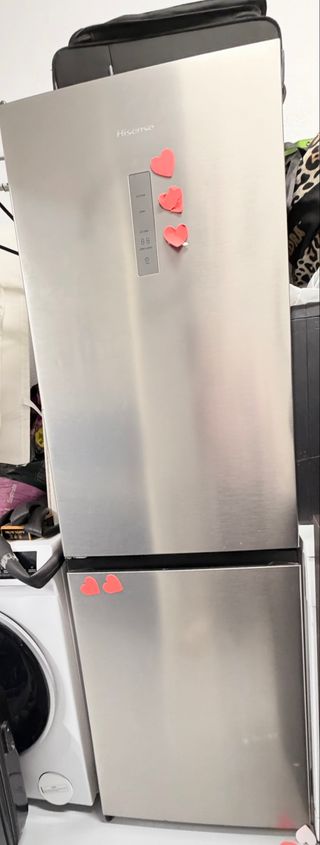 Nevera Hisense como nueva