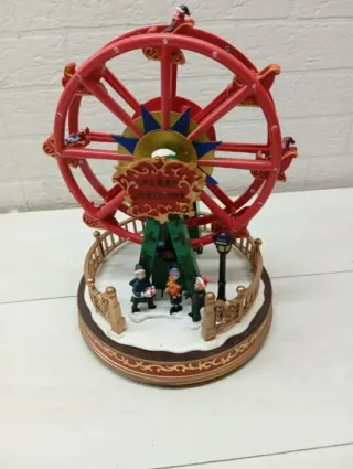 Ruota di Natale con luci