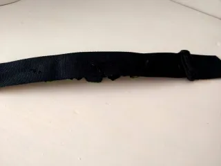 Pulsera Teria Yabar Negra con Piedras Verdes