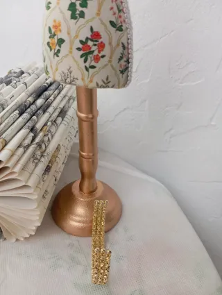 Pulsera rígida dorada