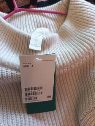 Vestido de punto beige