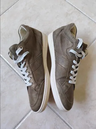 Tod's Sneakers Donna Pelle Oro