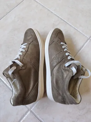 Tod's Sneakers Donna Pelle Oro