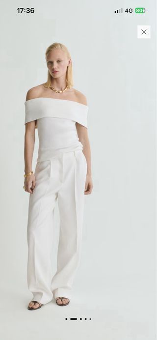 Top palabra de honor blanco