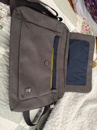 Bolsa K&M para portátil/documentos gris/negra