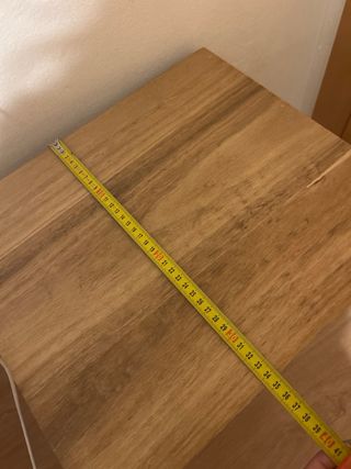 Mesita auxiliar madera y metal