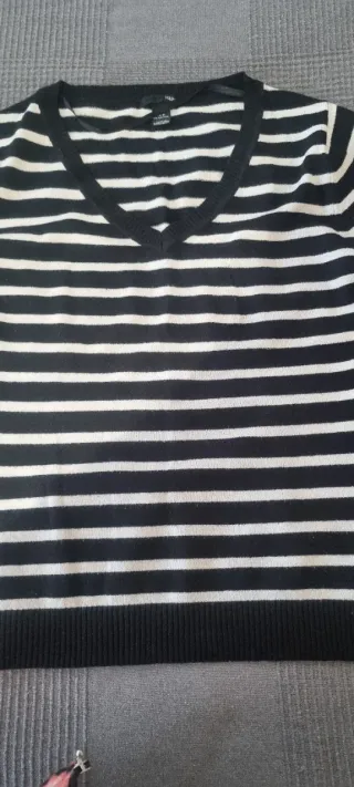 Jersey rayas blanco y negro