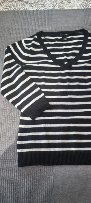 Jersey rayas blanco y negro