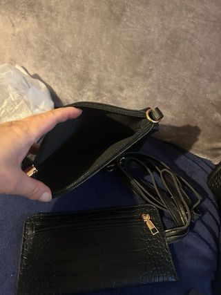 Set di borse nere nuove