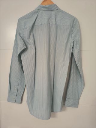 Camisa Zara rayas azul y blanco