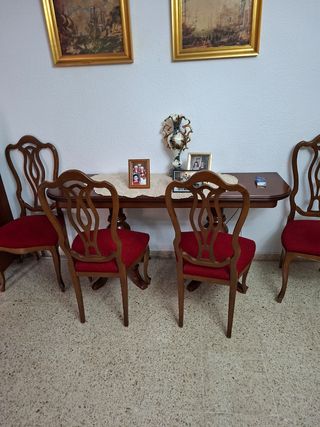 Mesa salón y sillas