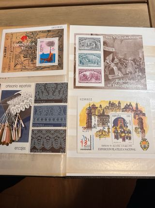 Colección 29 Hojitas Sellos 500 aniversario  Colón