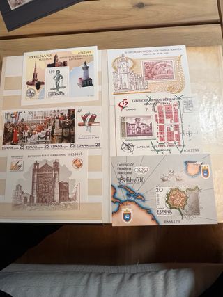 Colección 29 Hojitas Sellos 500 aniversario  Colón