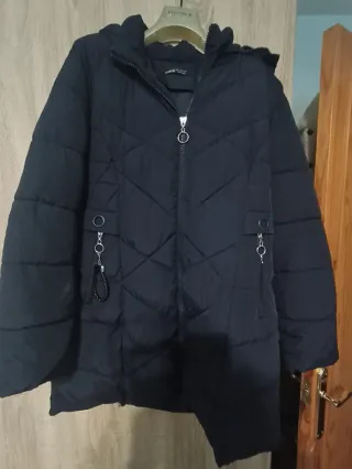 Chaqueta Shein acolchada azul marino