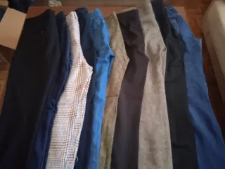 Lote 10 pantalones chica T.36