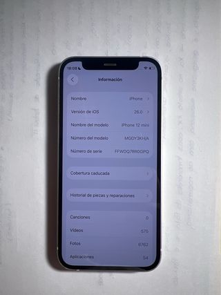 iPhone 12 mini bianco