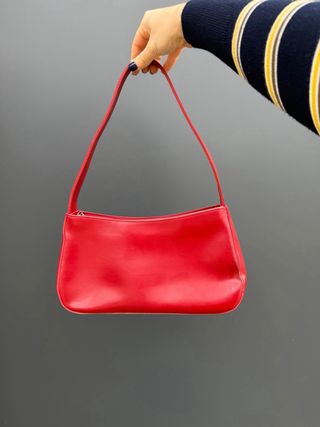 Borsetta in vera pelle rossa