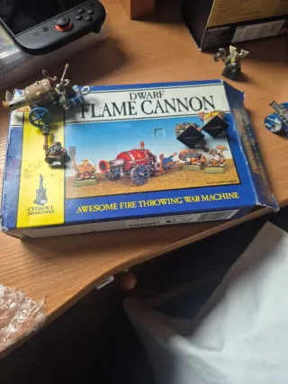 Cañón Lanzallamas Enano Citadel Warhammer