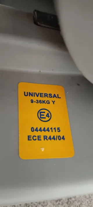 Silla coche seguridad niños Giordani