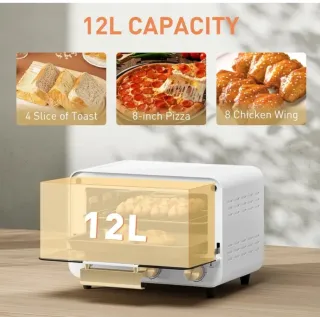 Mini Horno Eléctrico Blanco