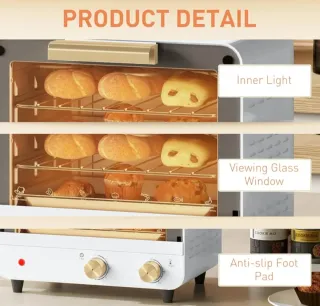 Mini Horno Eléctrico Blanco