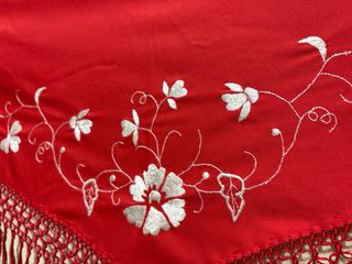 Mantoncillo Flamenco Crespón con Licra