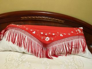 Mantoncillo Flamenco Crespón con Licra