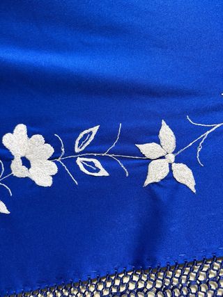 Mantoncillo Flamenco Crespón con Licra