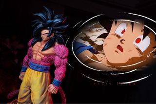 Figura Goku SSJ4 1/4 Buu Studio Base